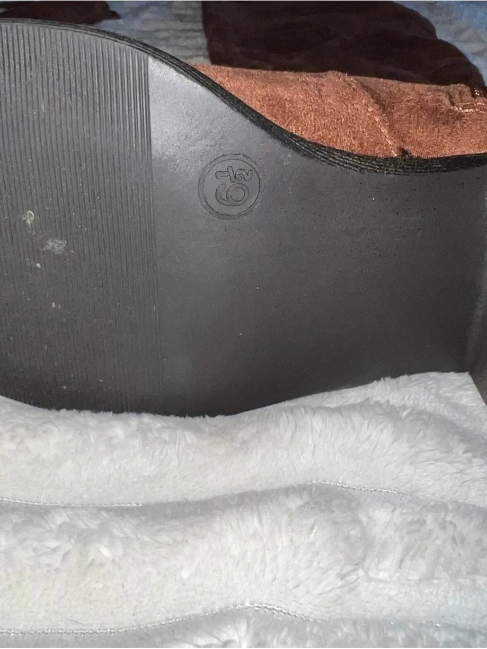 Brown Over-the-Knee Suede Boots